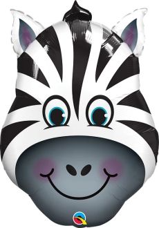 32" Zany Zebra Balloon