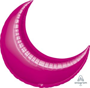 Crescent 26" Fuchsia Balloon
