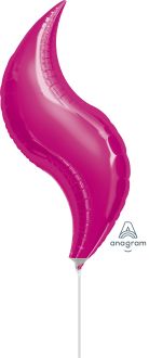 Curve 28" Fuchsia Balloon