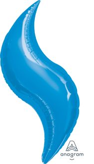 Curve 42" Blue Balloon