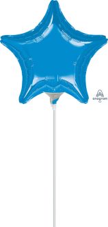 09" Blue Star Balloon