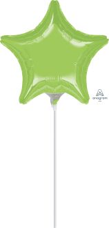 09" Lime Star Balloon