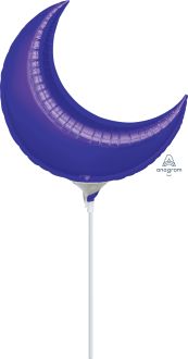 Crescent 17" Purple Balloon
