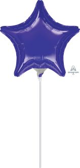09" Purple Star Balloon