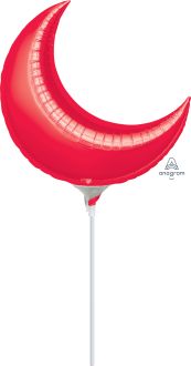 Crescent 17" Red Balloon