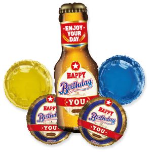 Balloon Bouquet Happy Birthday To You Beer