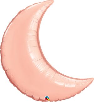 Crescent Moon 35" Rose Gold Balloon