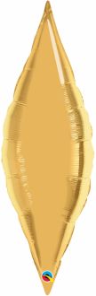 Taper 27" Metallic Gold Balloon