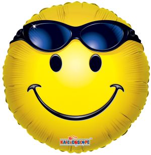 09" Smiley With Glasses Balloon