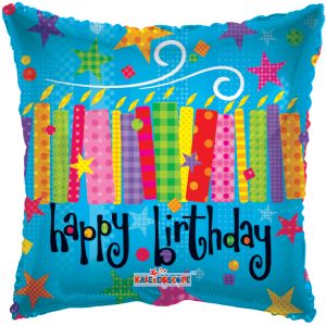 09" Birthday Blow Candles Balloon