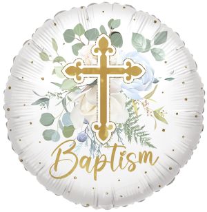 18" Baptism Cross Balloon