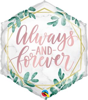 20" Always and Forever Greenery Balloon