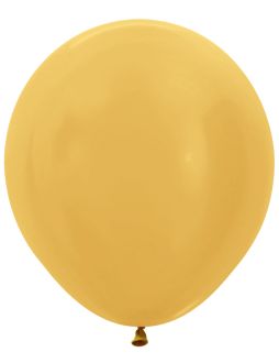 18" Metallic Gold (25pcs) Sempertex Balloons