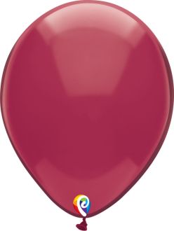 Funsational 12" Crystal Burgundy (15pcs) Balloons