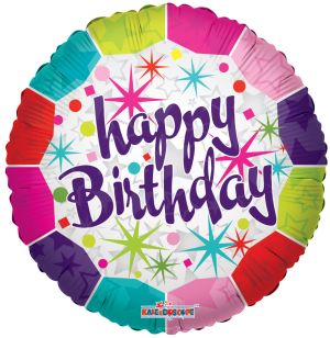09" Happy Birthday Fresh Balloon