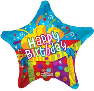 18" Birthday Big Present Balloon