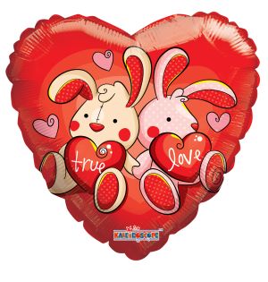 09" Love Bunnies Balloon