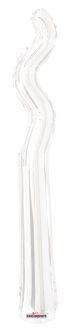 Kurly Zig Zag White Balloon