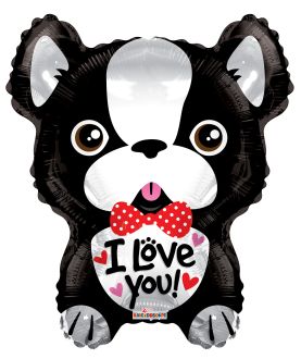 18" French Bulldog Shape Balloon