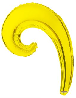 Kurly Wave Yellow Balloon
