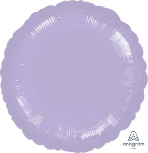 18" Metallic Pearl Pastel Lilac Circle (non-packaged) Balloon