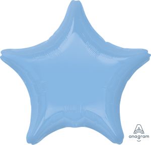 18" Pastel Blue Star (non-packaged) Balloon