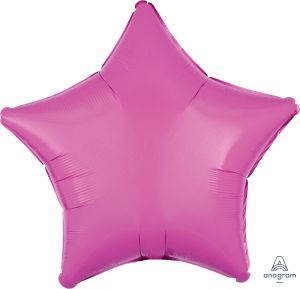 18" Bright Bubble Gum Pink Star (non-packaged) Balloon