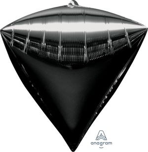 Diamondz 17" Black Balloon