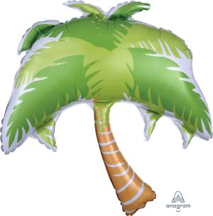 SuperShape Summer Scene Palm Tree Balloon