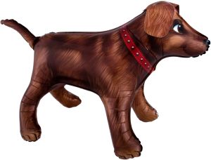 UltraShape Golden Brown Dog Balloon
