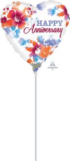 04" Happy Anniversary Watercolor Balloon