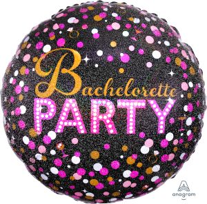 Jumbo Holographic Bachelorette Sassy Party Balloon