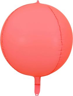 Orb 24" Neon Red Balloon