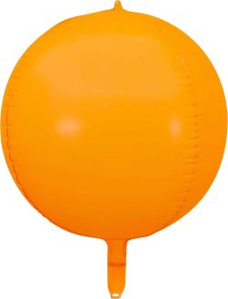 Orb 24" Neon Orange Balloon