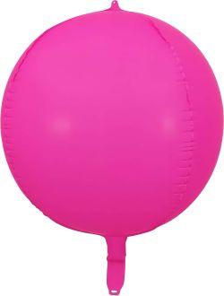 Orb 24" Neon Fuchsia Balloon