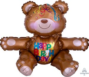 CI: Figurine Happy Birthday Bear Balloon