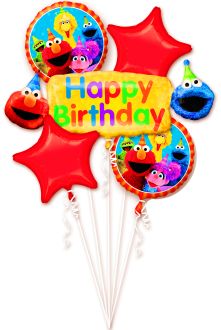 Balloon Bouquet Sesame Street Fun