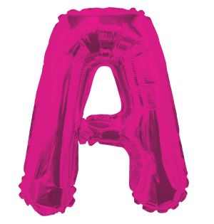 14" Pink Letter A Balloon