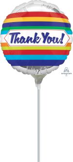 04" Thank You Stripes Balloon