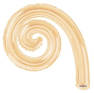 Kurly Spiral Nude Balloon