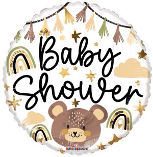09" Baby Shower Bear Balloon