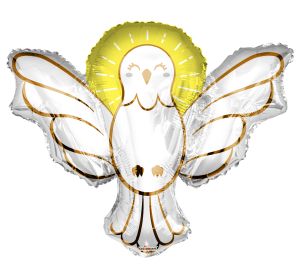 28" White Dove Balloon