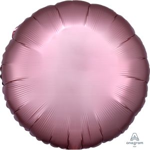 18" Satin Luxe Rose Copper Circle Balloon