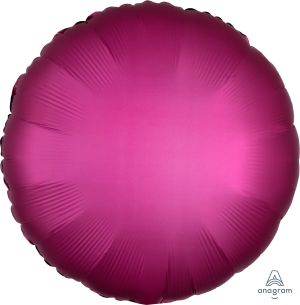18" Satin Luxe Pomegranate Circle Balloon