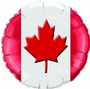 09" Canadian Flag Balloon