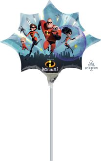 Mini Shape Incredibles 2 Balloon