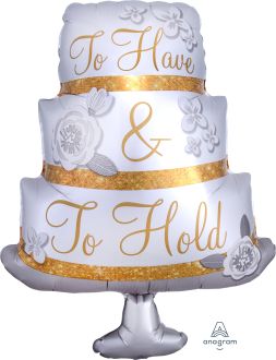 SuperShape To Have and To Hold Cake Balloon