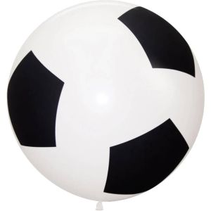 36" Soccer Ball White (1pcs) Balloons