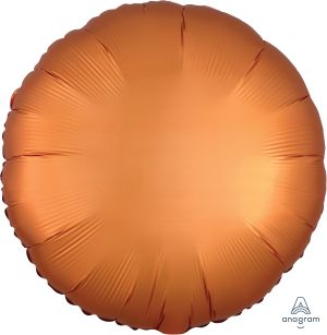 18" Satin Luxe Amber Circle (non-packaged) Balloon
