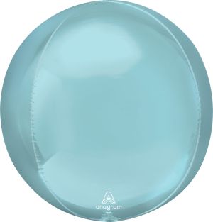 Orbz 16" Pastel Blue Balloon